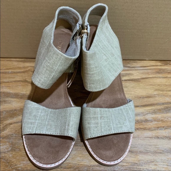 Toms Majorca Block Heel Sandals EUC - Picture 4 of 4